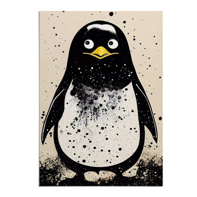 Penguin Graffiti No.4 - Wall Art