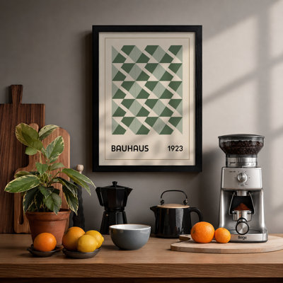 Bauhaus Geometry 1923 Geometric - Framed Print