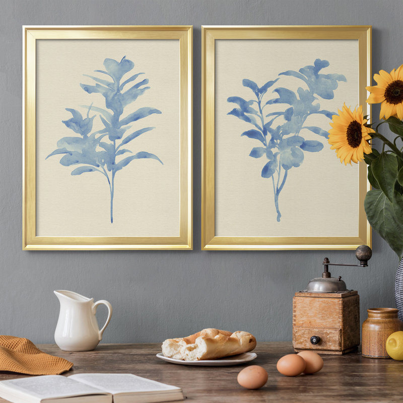 Verditer Fig I, reproduction encadrée de qualité supérieure - prête à être accrochée, H 36,5 po x l 26,5 po x P 1,25 po
