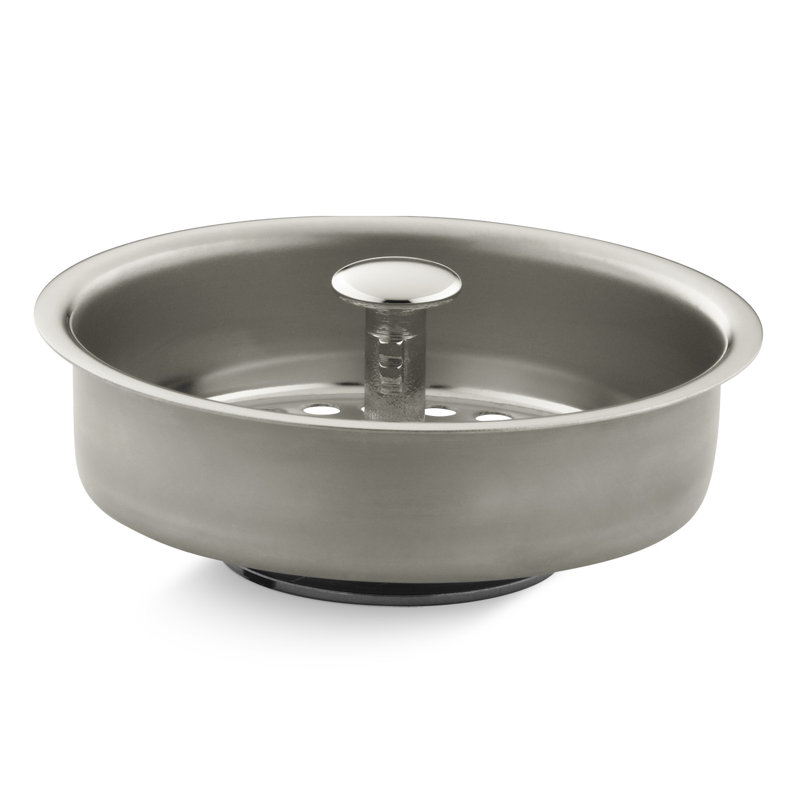 Duostrainer Basket Strainer, Vibrant Polished Nickel