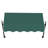 Awntech New Orleans Acrylic Fabric Fixed Awning with Iron Spear Arms-28213138-28213387