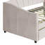 Lit de jour simple rembourré avec deux tiroirs Lattes de bois, aucun sommier tapissier requis, durable!-1024153387