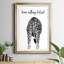 Girafe - cadre photo, impression sur papier-1180677466-1180677467
