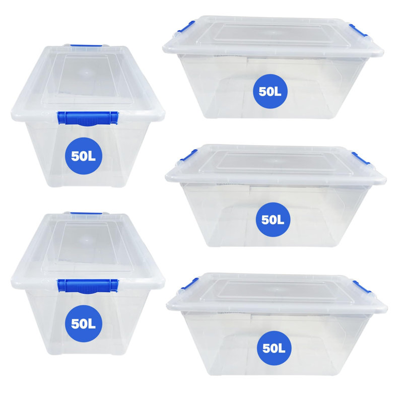 E Cairns Plastic File Box Set