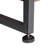 Fullen 9 Bottle Floor Wine Bottle & Glass Rack in Black