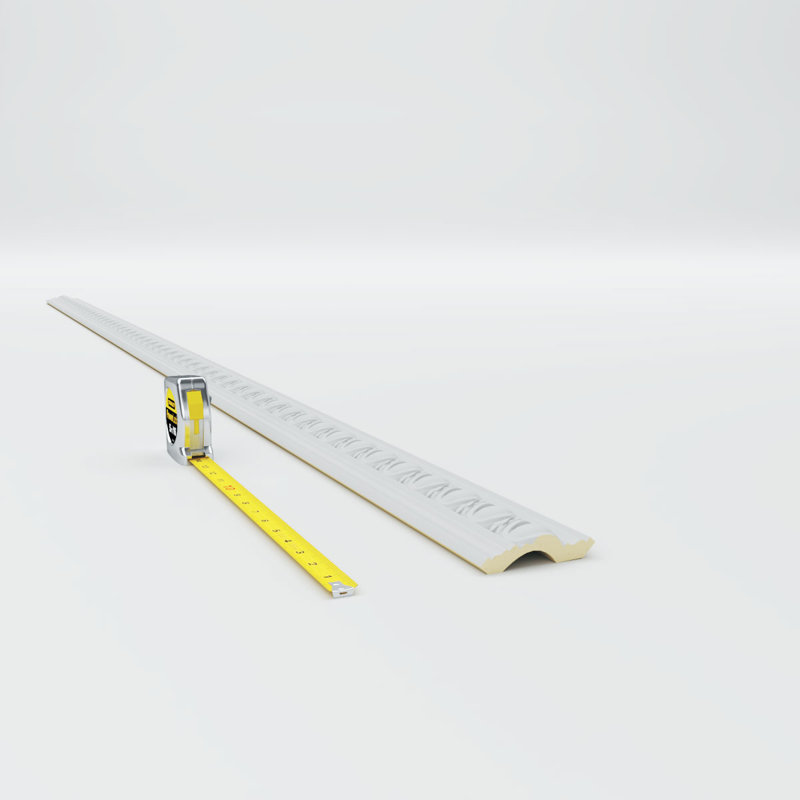 Primed Polyurethane Egg & Dart Crown Moulding 94.5"