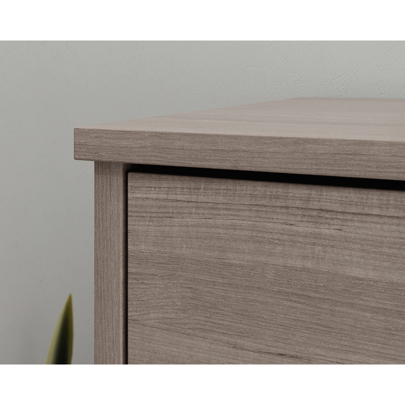 Commode 4 tiroirs Cadencia, Sycomore argenté