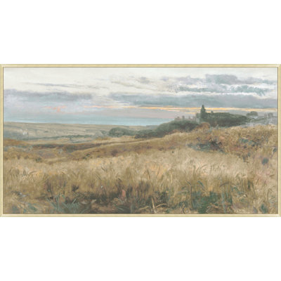 Cornfield At Sunset Print