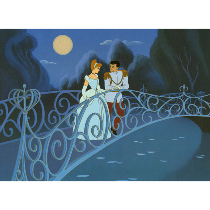 Cinderella, 17" H x 24" W