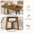 47-inch Home Office Desk, Farmhouse Wood Executive Desk, Computer Writing Table For Office, Study Room, Or Workstation