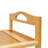 5-Tier 15 Pair Solid Bamboo Shoe Rack
