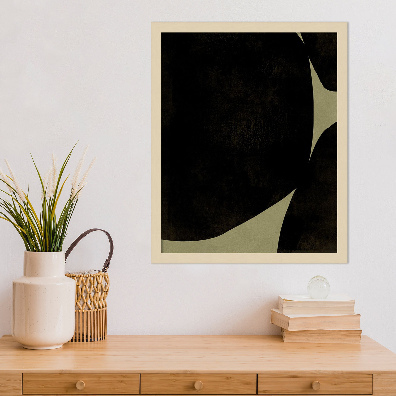 Heirloom Orbs I Print by Jacob Green, Brown, 21" H x 17" W x 1" D