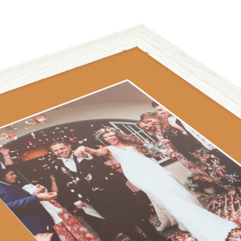 Cadre pour photo simple 20 "x 28" en bois mat, Ambre