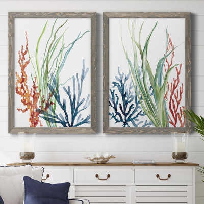 " Ocean Garden I " 2 - Pieces