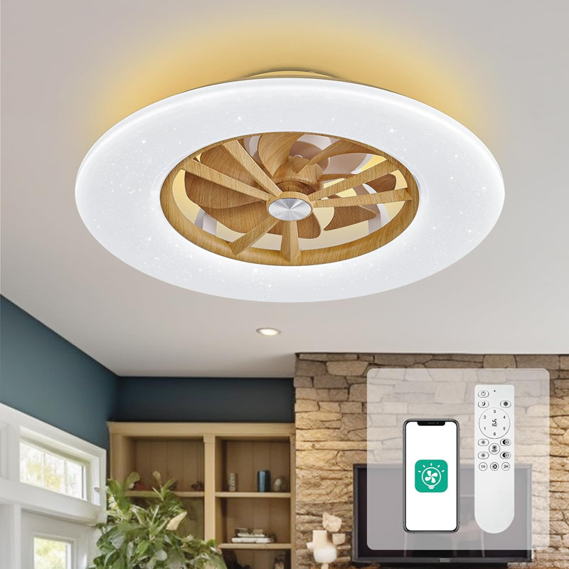 Ventilateur de plafond avec ensemble d'éclairage Maeliyah