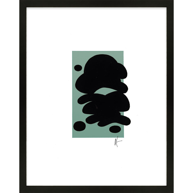 " Serenity 1.3 " by Lee Lessem, Black Framed, 20" H x 16" W x 1.25" D