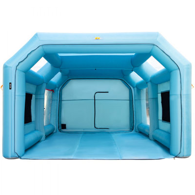 Portable Inflatable Paint Booth, Inflatable Spray Booth, Car Paint Tent w/Air Filter System & 2 Blowers, Upgraded Blow Up Spray Booth Tent, Auto Paint Workstation, Car Parking Garage