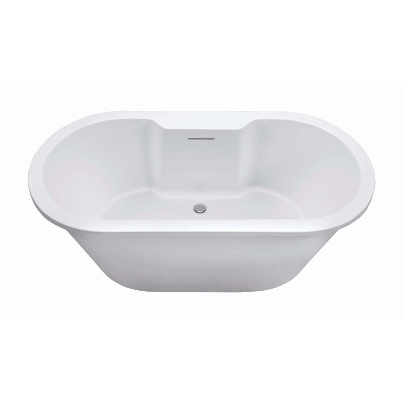 New Yorker 10 Freestanding Soaker Tub, White