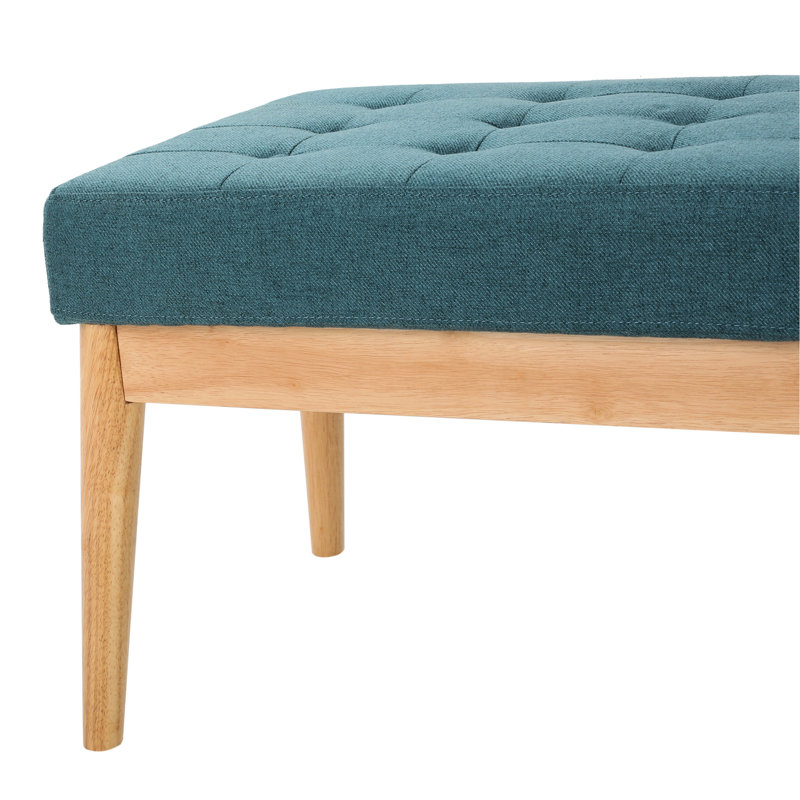 Style moderne en bleu sarcelle massif avec pieds en bois de bouleau