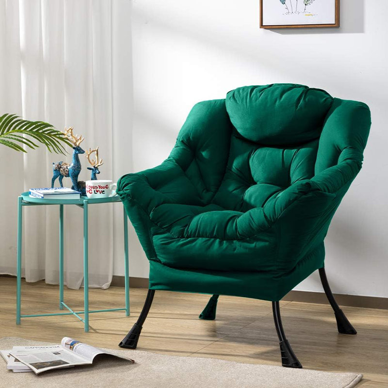 Armchair Accent Chair Lazy Chair, Green