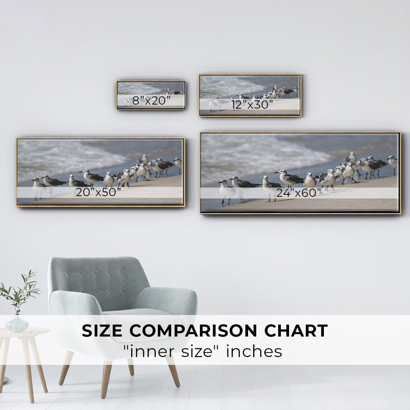 What's Up Gulls- Framed Canvas