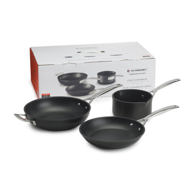 Le Creuset Toughened Non-Stick 3 Piece Cookware Set
