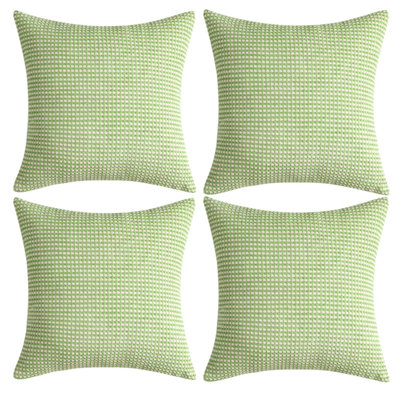 Houndstooth Cotton Blend Pillow Cover
