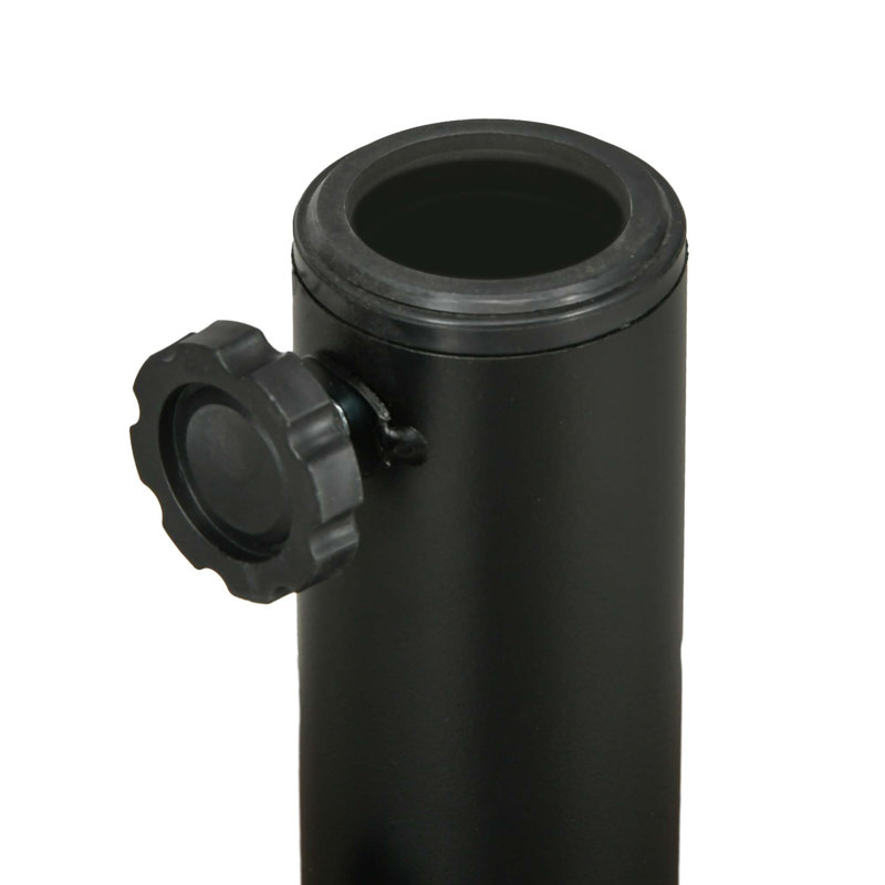 Base de parasol polyvalente robuste pour les espaces extérieurs, améliorant la stabilité et le style., Noir