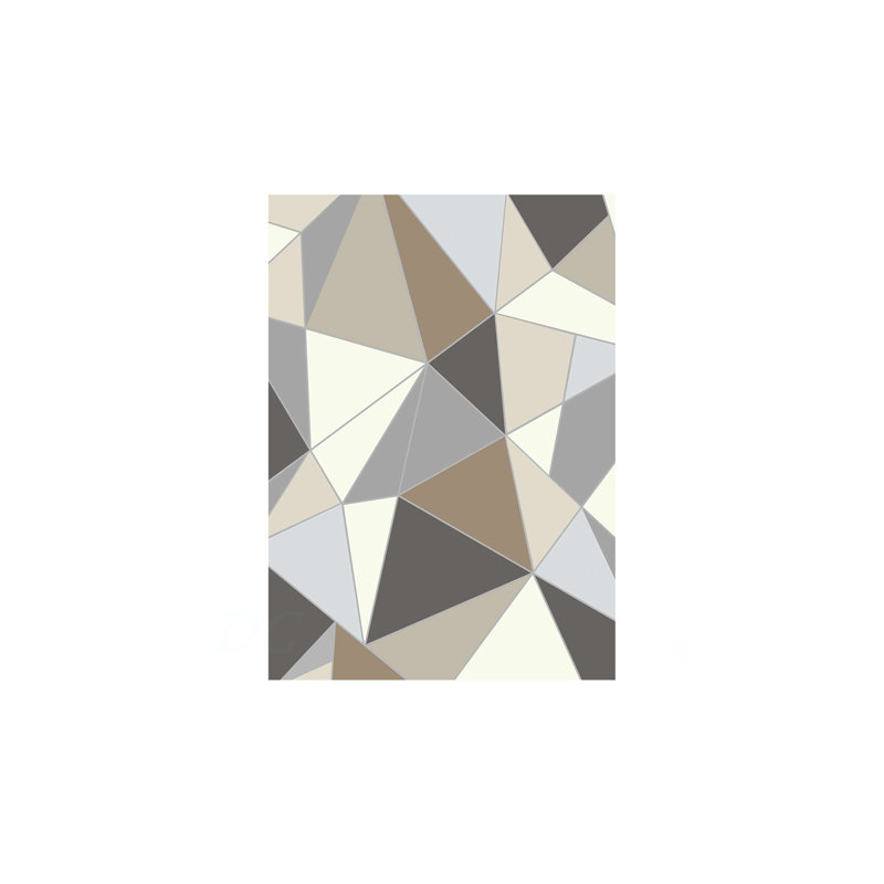 Large Area Rug 5 X 7 Ft Anti-Skid Tear-Resistant Floor Mat Modern Charcoal