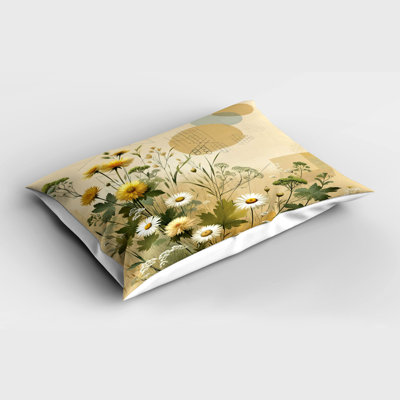 Machine Tufted Floral Sham Set