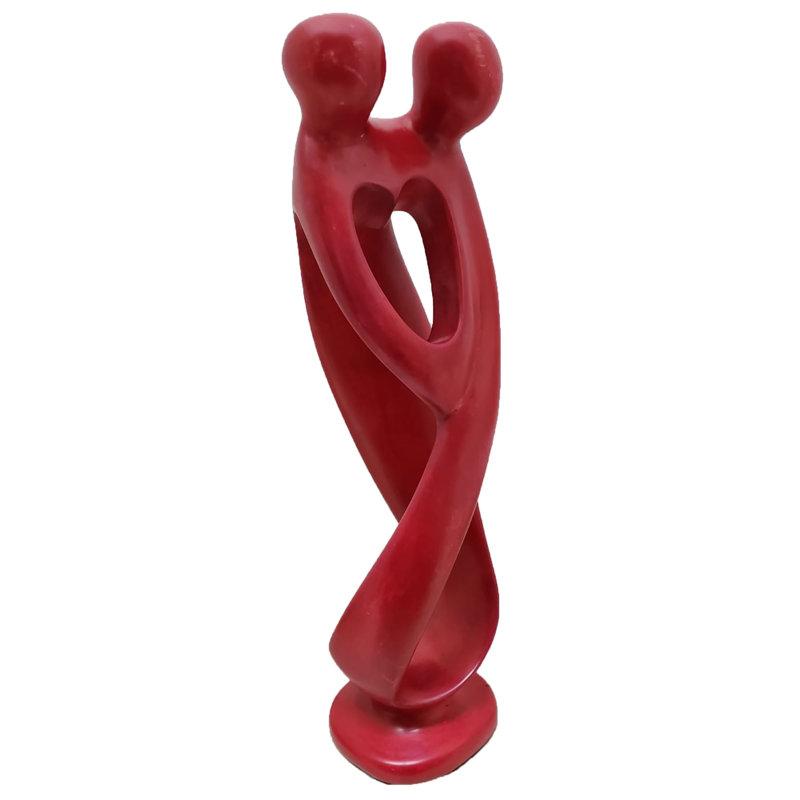Figurine lucid love, H 12 po x l 4 po x P 2,5 po, Rouge