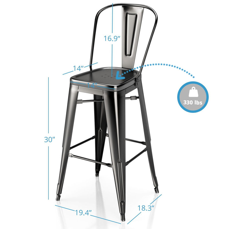 Tabouret de bar 30 po Kammerer