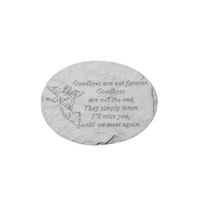 Weather Resistant Concrete Religious & Spiritual Memorial Plaque/Stone