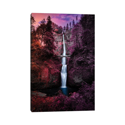 Colourful Falls by Lucas Moore - Wrapped Canvas Print
