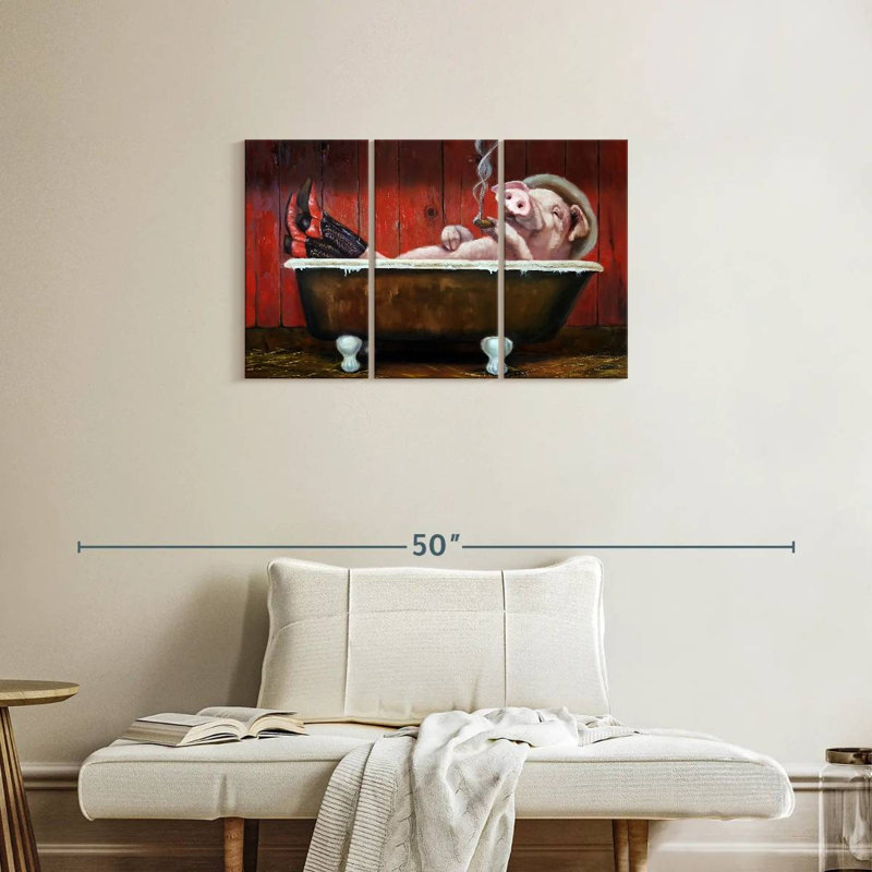 Brampt Hog Heaven, 20" H x 33" W