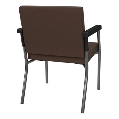 Pavi Vinyl Seat Waiting Room Chair with Metal Frame