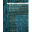 Tapis unique bleu / brun 12 pi 1 po x 14 pi 10 po Templeman