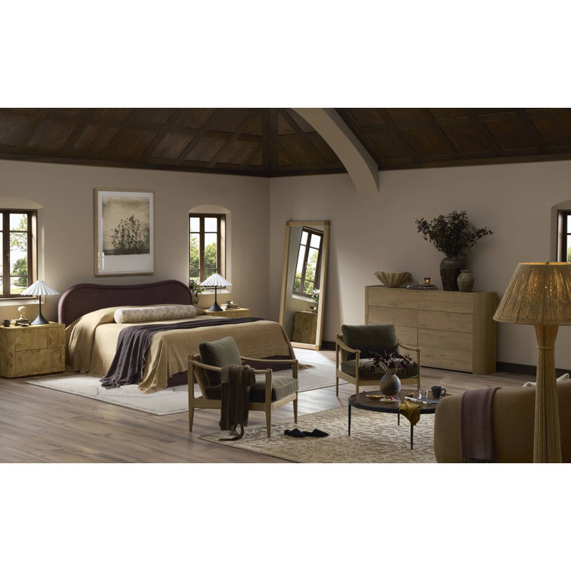 Demery Bed-Laughlin Plum-Queen, Laughlin Plum, Queen