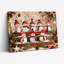 «Snowman Family», art mural sur toile-121121853