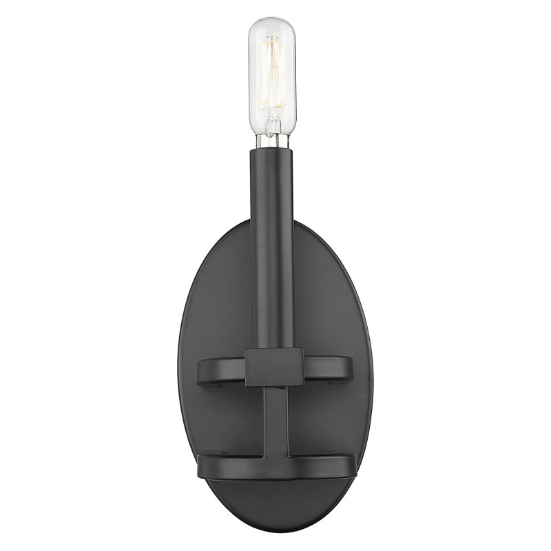 Downtown Urban - Hedman - 1 Light 4" Wall-mounted Sconce , Polished Nickel
