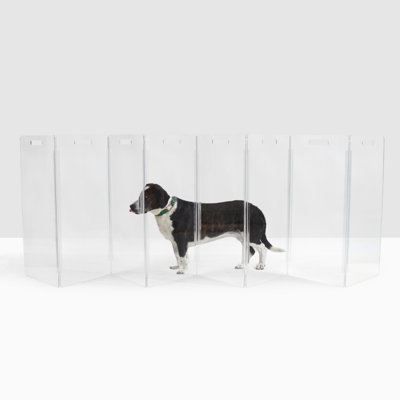 Barrière haute pour animaux Zig Zag
