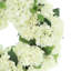 26" White Hydrangea Wreath-344603761