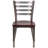 Loughran Clear Coated Ladder Back Metal Restaurant Chair-21223151