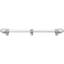 Caché 12 inches c.c. with 5/8 reeded center long pull & center brace with 16 rivoli Swarovski Clear Crystals in Chalice-544227558-544227579