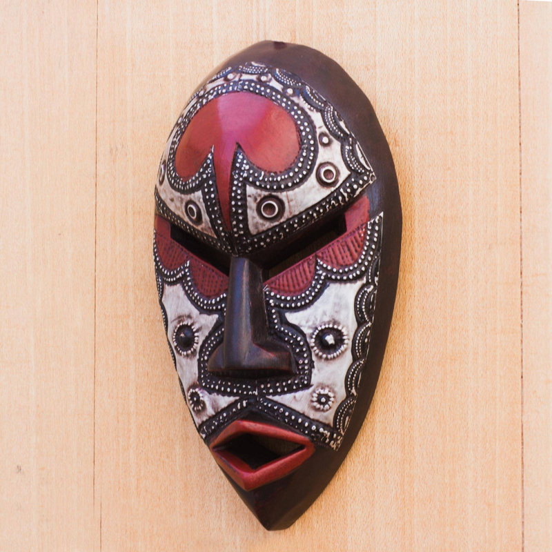Décoration murale masque africain