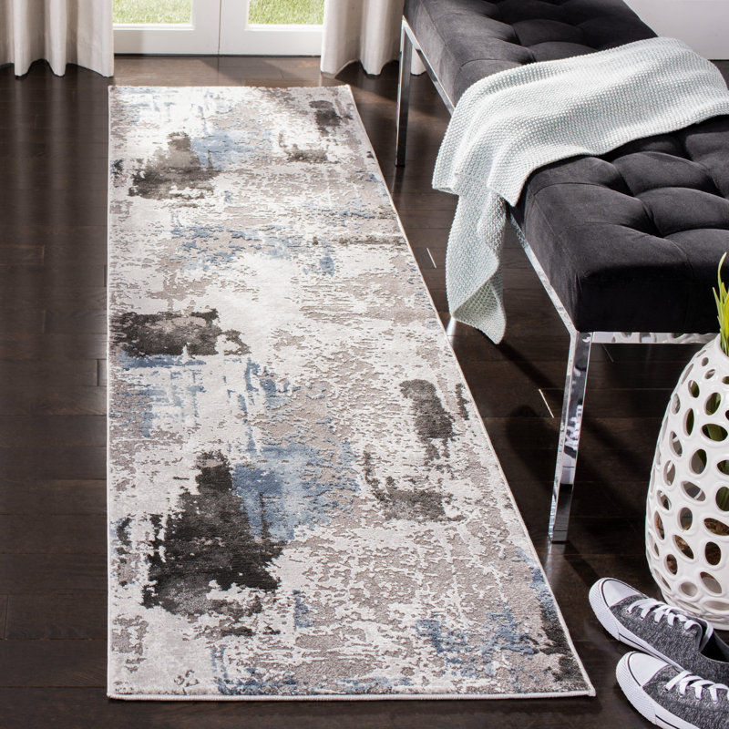 Ahanu Abstract Area Rug, Runner 69 x 244 cm