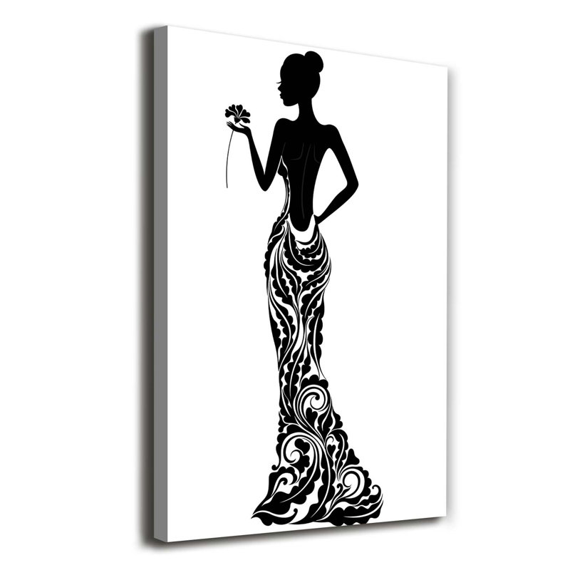 Fashion Illustration - Wrapped Canvas Print