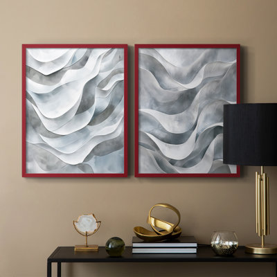 Série ABSTRACT CDLVI - reproduction encadrée de qualité supérieure - prête à être accrochée - aucun clou requis - aucun clou requis