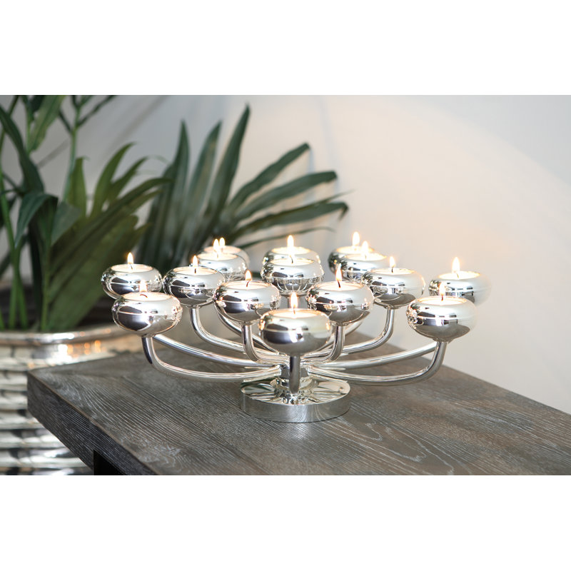 Iron Tabletop Candelabra