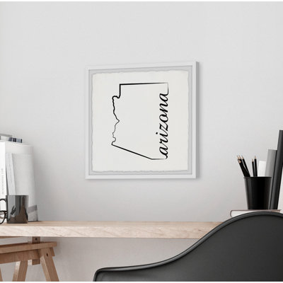 " Arizona Map Outline "